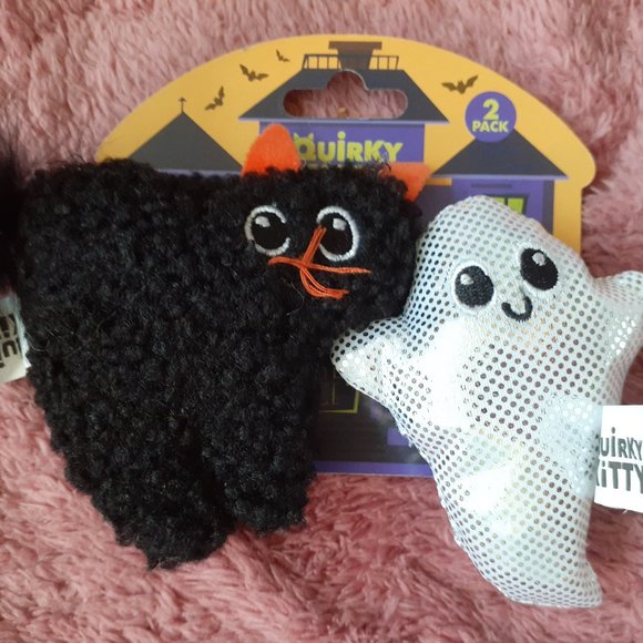 Brand New Quirky Kitty Cat Toy- 2 PC - Picture 1 of 1